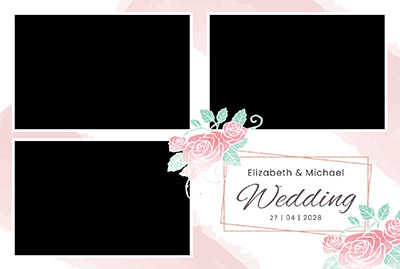 Fotobox Hochzeit Layout Beispiel 3
