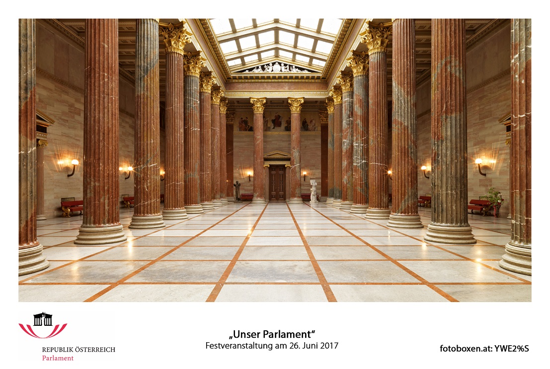 Fotobox im Parlament Wien