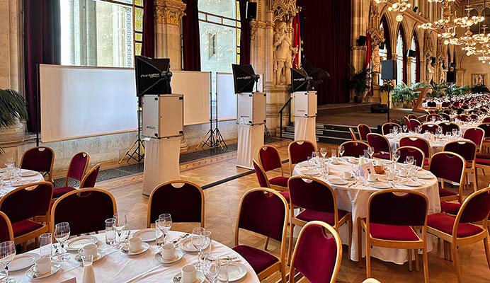 3 Fotoboxen mit Betreuung im Rathaus Wien 2