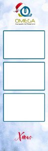 Fotobox Weihnachtsfeier Fotostreifen Layout 3