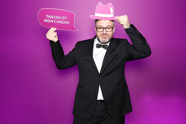 Fotobox mit Betreuung beim Steirerball Wien