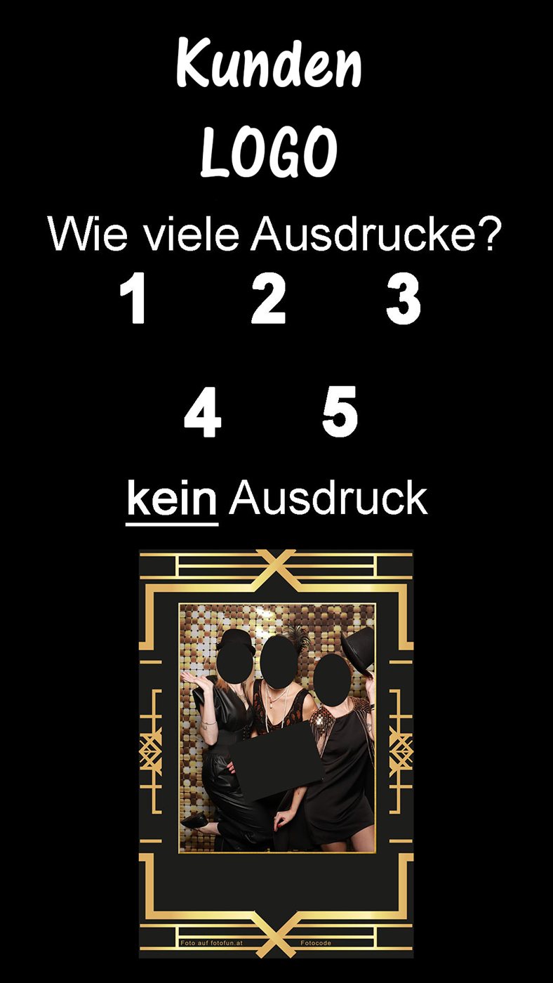Fotospiegel Druckauswahl am Bildschirm