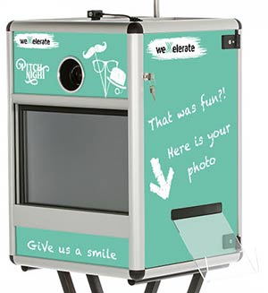 Fotobox foliert im Wexelerate-Design